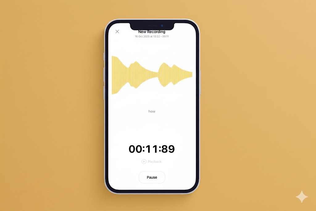 Turn Voice into Text, Instantly